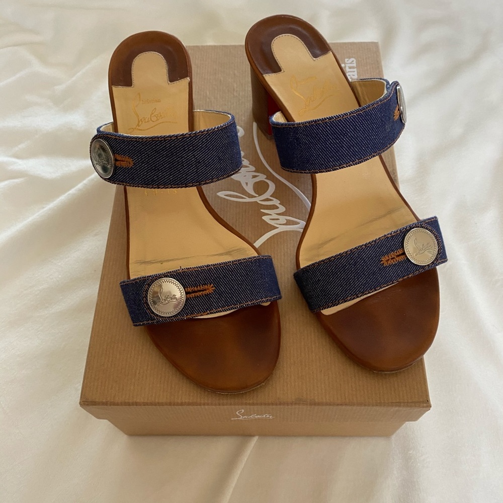 Louboutin Denim Heel